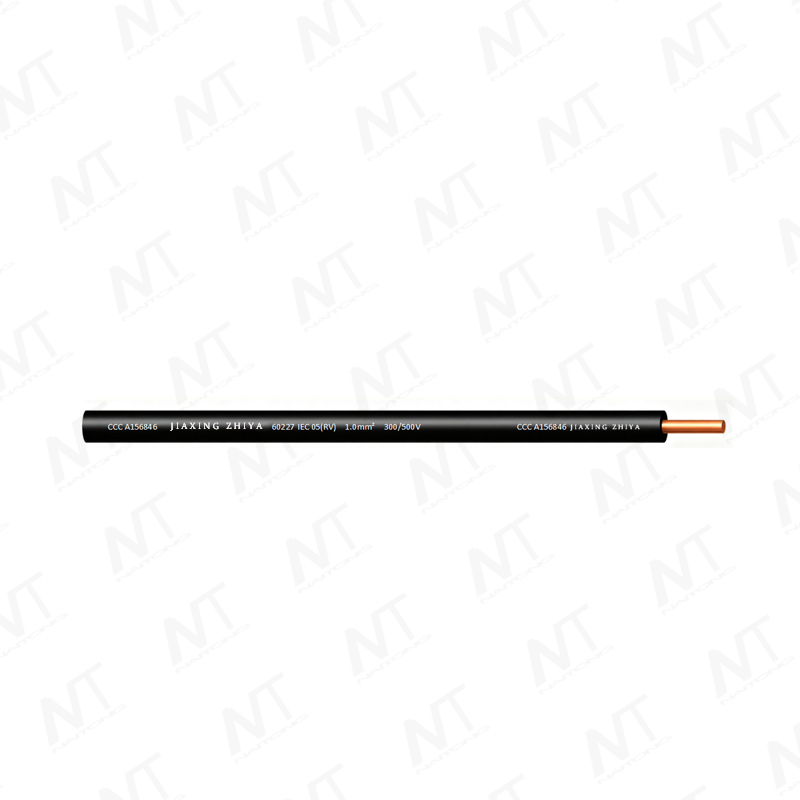 60227 IEC 05（BV) سلك مرن أحادي النواة غير مغلف 300/500 فولت