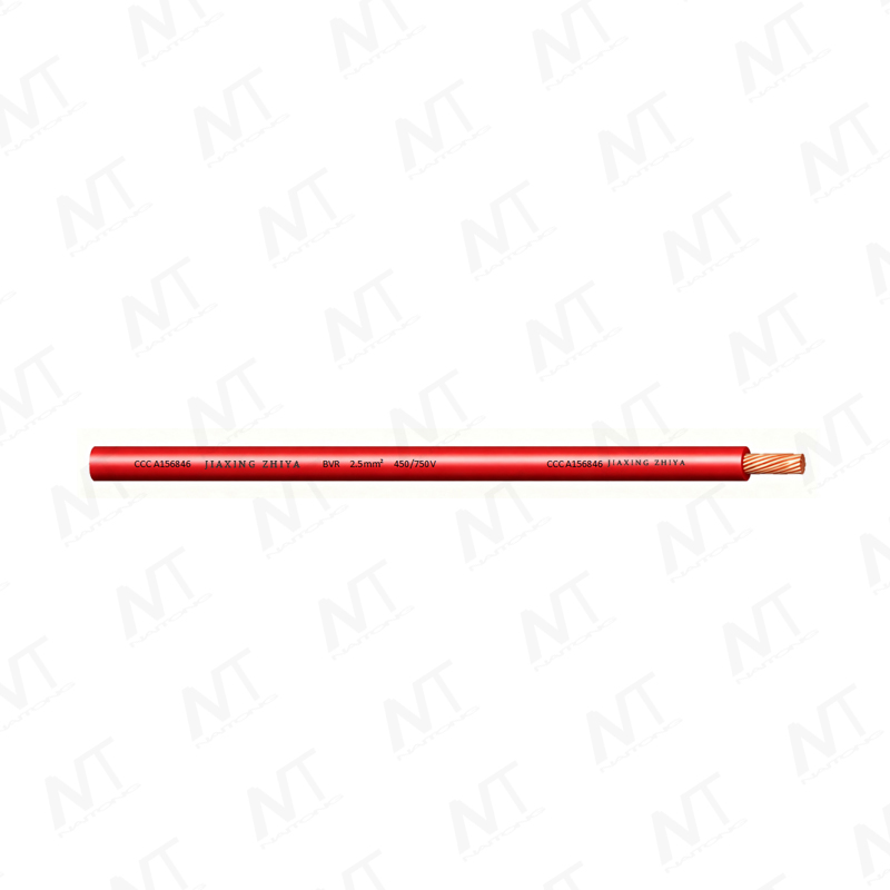 سلك عازل مرن أحادي النواة BVR 450/750V للأسلاك