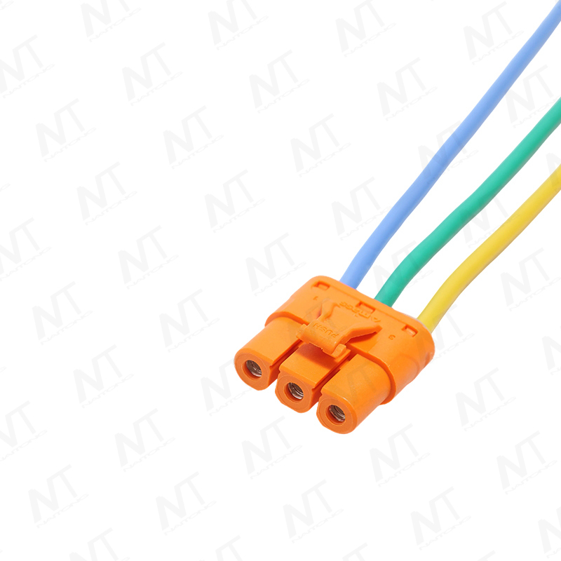 مجموعة أسلاك توصيل البطارية الأنثوية عالية التيار ثلاثية الأطراف Amass LCC30-F