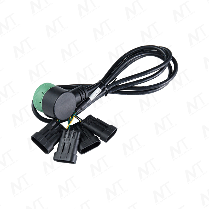 كابل اتصال بزاوية قائمة من SAE J1939 إلى TE 967644-1