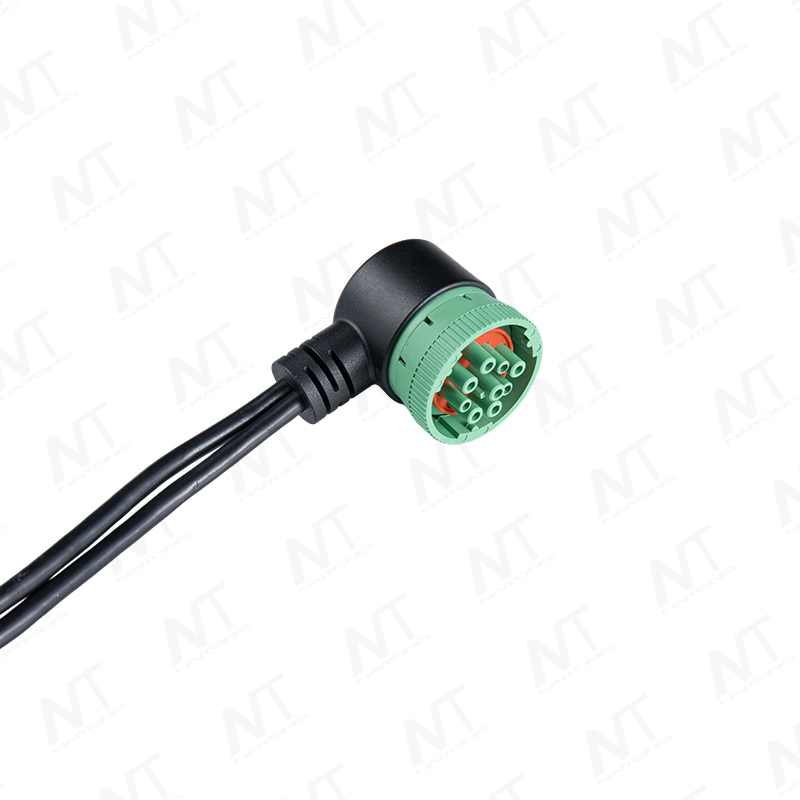 كابل اتصال بزاوية قائمة من SAE J1939 إلى TE 967644-1