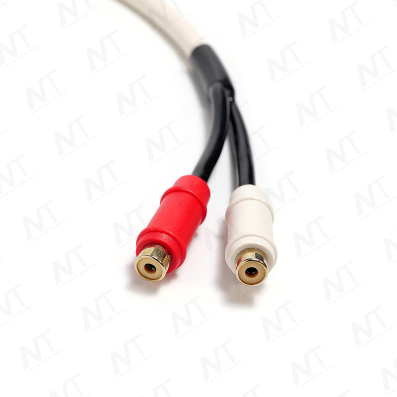 مجموعة أسلاك الصوت المدمجة داخل السيارة/البحرية USB+3.5mm Audio+RCA/RCA