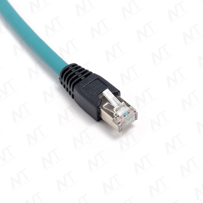 كابل إيثرنت صناعي دائري من RJ45 إلى M12 / كابل المعدات الطبية