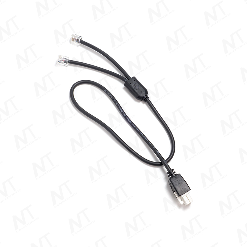 MOLEX5557 سلك توزيع إشارة المنزل الذكي من ذكر إلى مزدوج RJ11 1 إلى 2 مكون من 6 دبابيس