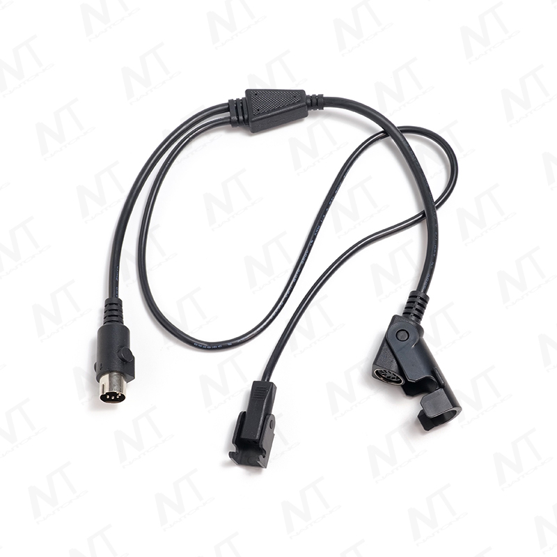 حزام سلكي كبير للمنزل الذكي من نوع DIN 8-Pin أنثى إلى DIN 5-Pin ذكر + نوع 01 أنثى من النوع Y من 1 إلى 2