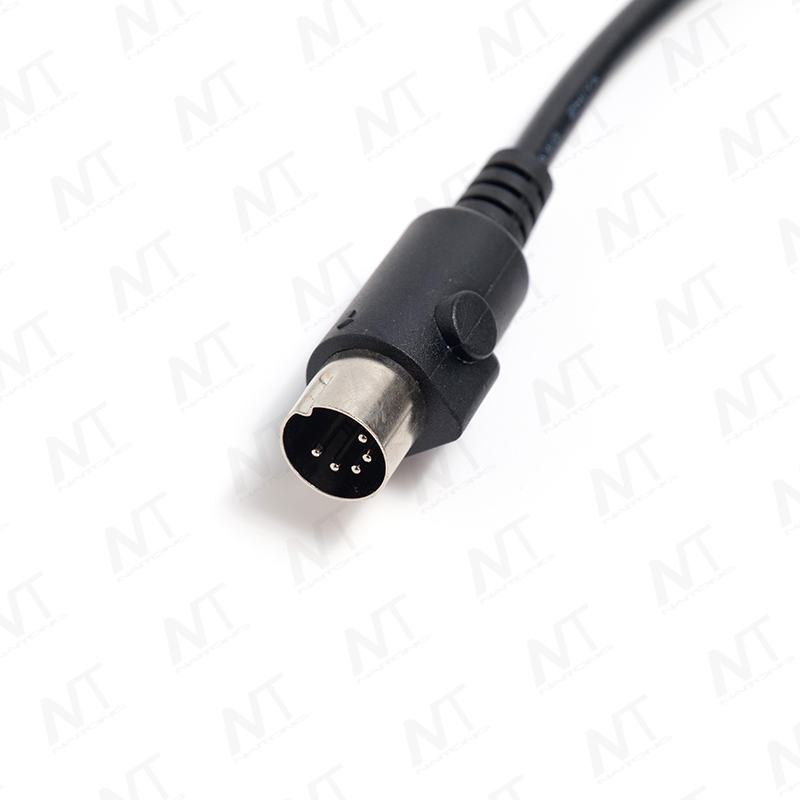 حزام سلكي كبير للمنزل الذكي من نوع DIN 8-Pin أنثى إلى DIN 5-Pin ذكر + نوع 01 أنثى من النوع Y من 1 إلى 2