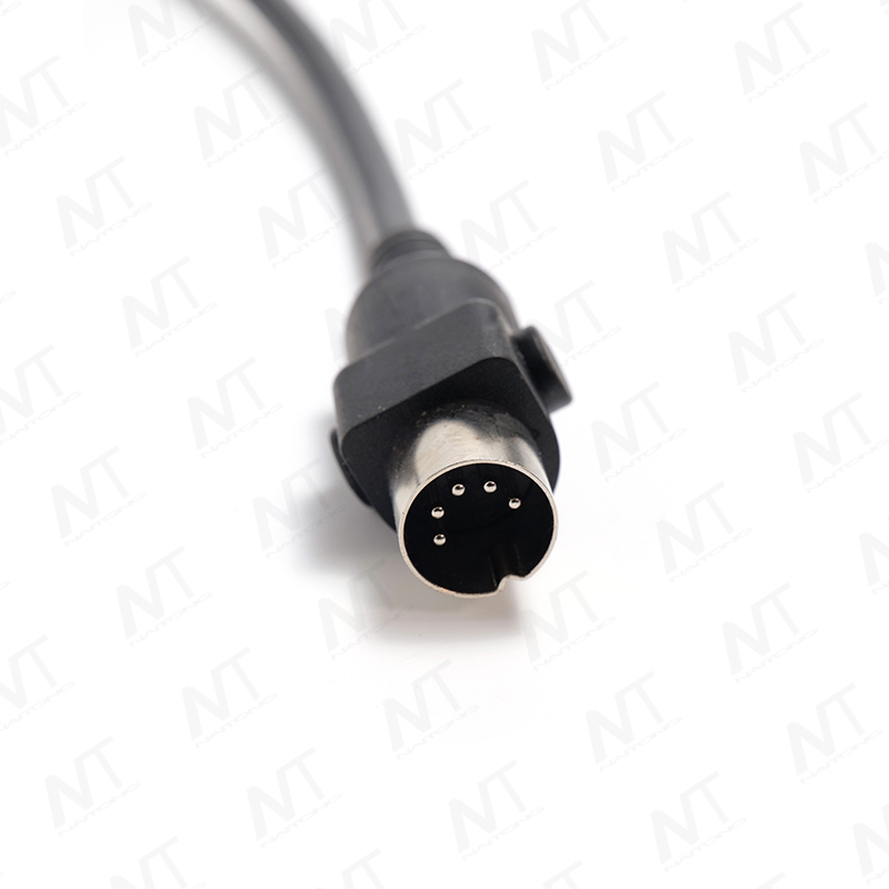 حزام سلكي كبير للمنزل الذكي من نوع DIN 8-Pin أنثى إلى DIN 5-Pin ذكر + نوع 01 أنثى من النوع Y من 1 إلى 2