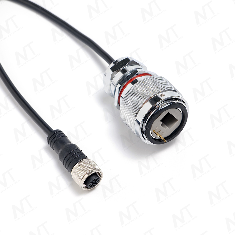 مجموعة أسلاك إشارة مع موصل طيران مقاوم للماء إلى RJ45 + مجموعة طاقة / جهاز طبي ثلاثية الأطراف