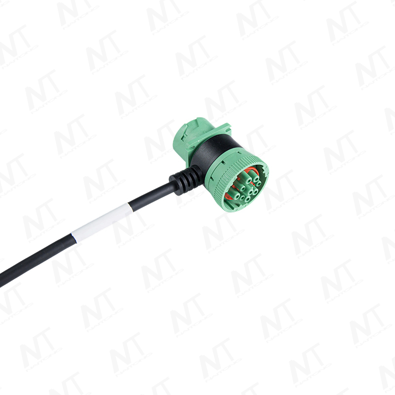 موصل مدمج من ذكر إلى أنثى من النوع J1939 II إلى موصل مصغر من Molex 43025