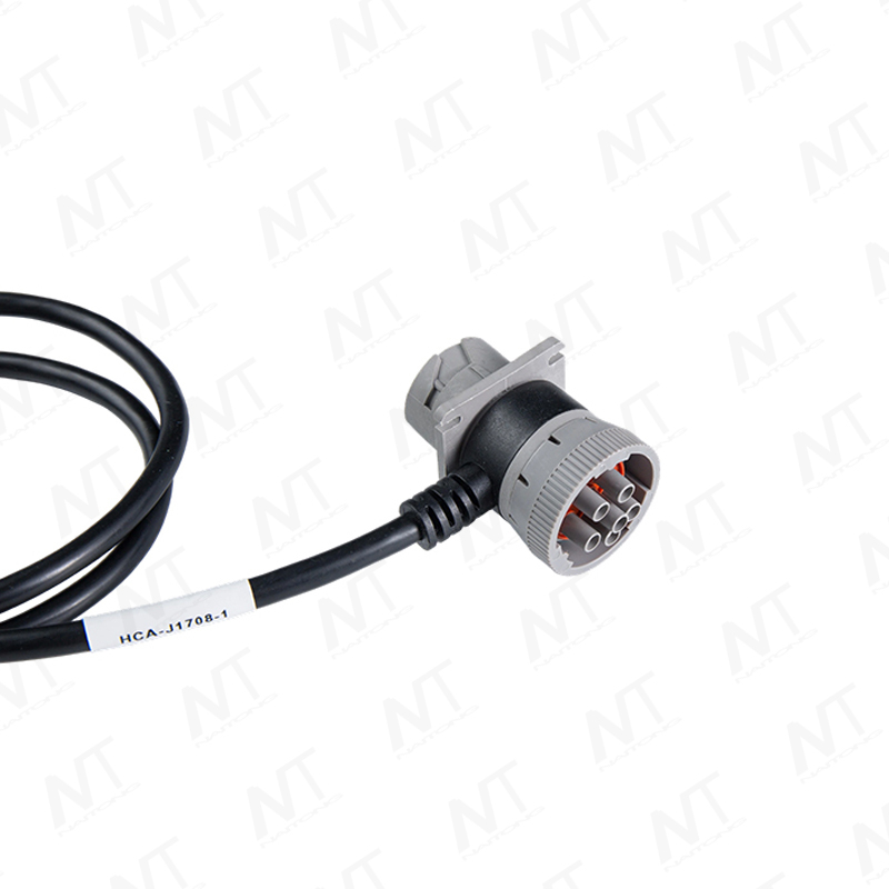 موصل مدمج من ذكر إلى أنثى من النوع J1939 II إلى موصل مصغر من Molex 43025